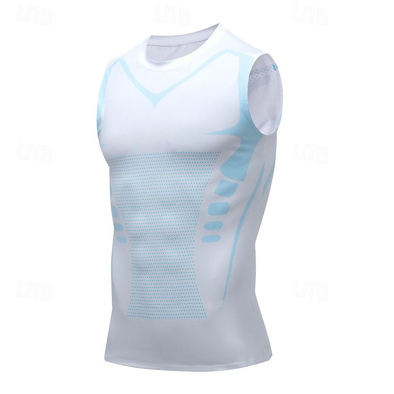 Pánské Bez rukávů Fitness Tank Nádrž Tílka Tričkový Bez rukávů Posilovna Sport Běžné / Denní Prodyšné Měkké Barevné bloky Vodní modrá Světle šedá Sportovní oděvy Polyester Módní Základní 2026 - $9.49 –P6