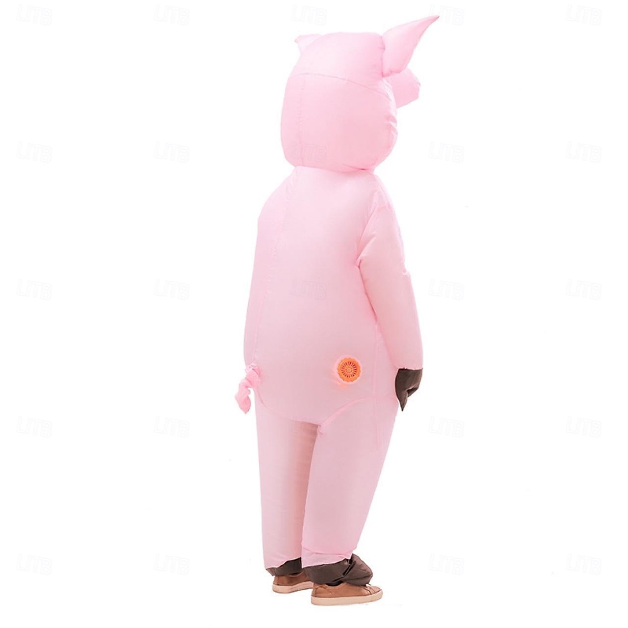Cochon Costume de carnaval Costume Gonflable Déguisements drôles Costumes de famille de groupe d'Halloween Adulte Homme Femme Déguisement drôle Utilisation Soirée Mascarade Carnaval Mascarade Costume de 2025 ? CAD $62.99 –P5
