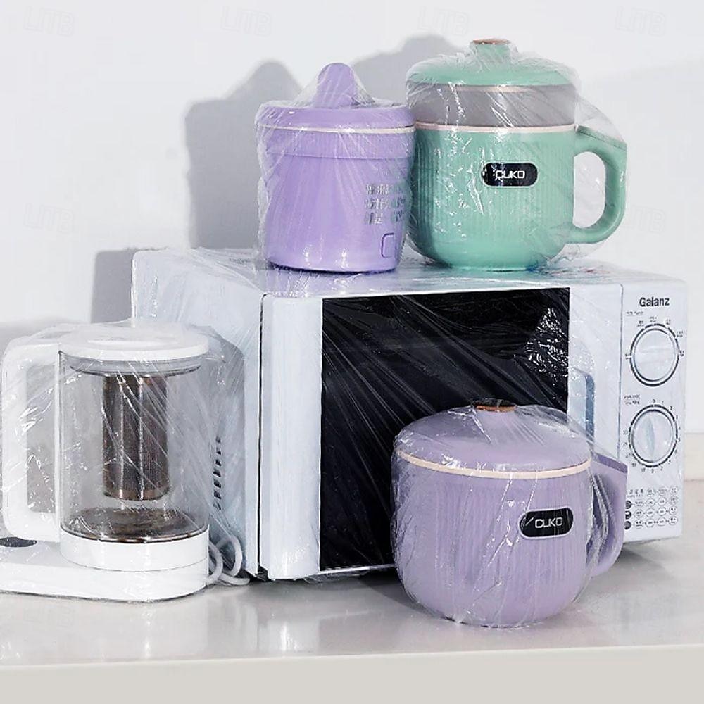 Thickened Transparent Dust Cover Universal Kitchen Rice Cooker Air Conditioner Household Appliances Transparent Film Cover Elastic Band Disposable Dust Cover 2025 - $7.99 –P3