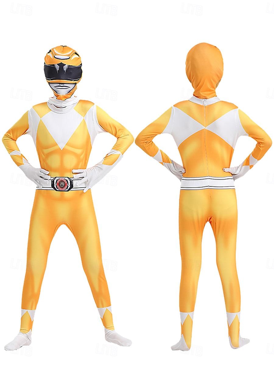 Mocní morfinští Strážci Vesmíru Tommy Oliver Cosplay kostým Kombinéza cosplay předvečer Všech svatých Filmové kostýmy for Pánské Dámské Chlapecké Dětské Dospělé předvečer Všech svatých Karneval 2025 - $29.99 –P4