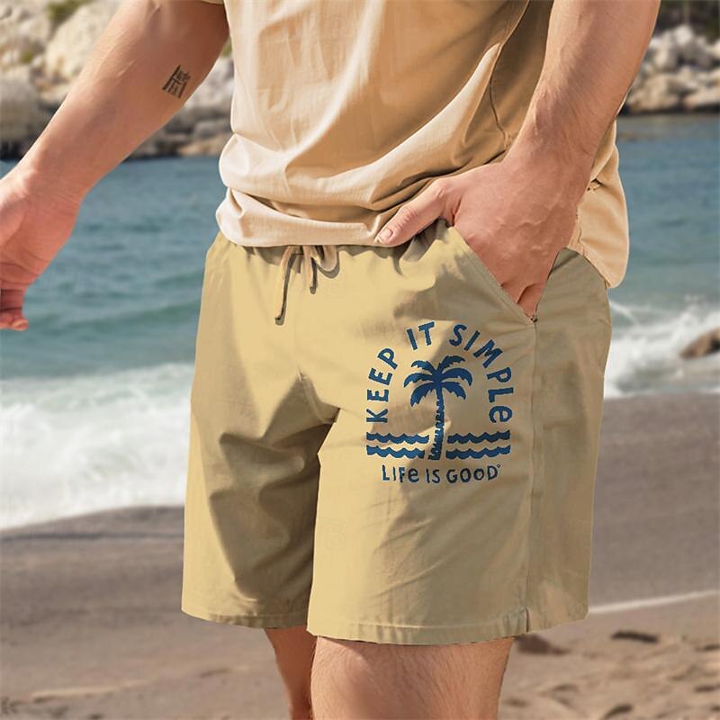 Homens Coqueiro Calção Shorts de verão Shorts de praia Cintura Média Havaiana Casual Ao ar livre Feriado Para Noite Com Cordão Cintura elástica Imprimir Designer Roupa de 2025 por $23.99 –P6