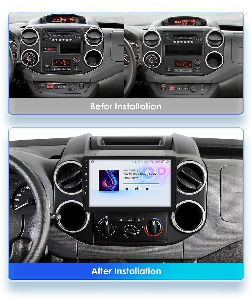 Автомагнитола Android 12 для citroen berlingo b9 peugeot Partner 2008-2019 мультимедийный плеер carplay gps навигация 2025 - $243.49 –P3