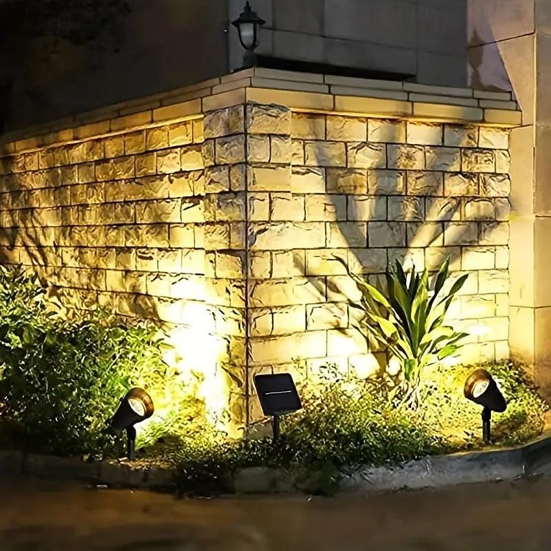 Buitenzonne-energiespotlicht IP65 waterdicht 2-in-1 op zonne-energie gericht licht voor tuin, zwembad, bomen, vijvers, tuindecoratie, landschapsverlichting 2026 - $33.99 –P2