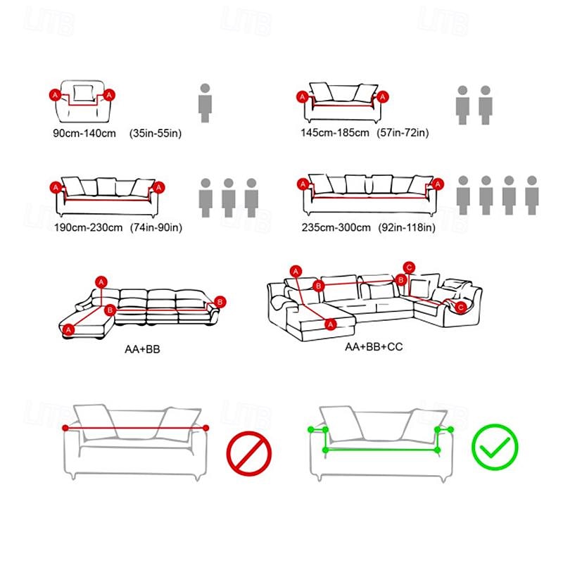Elastic Jacquard Fabric Style of Skirt Sofa Cover Stretch Couch Cover Sectional L Shape Sofa Slipcover Corner Case for Living Room 1/2/3/4 Seat 2025 - $40.99 –P1