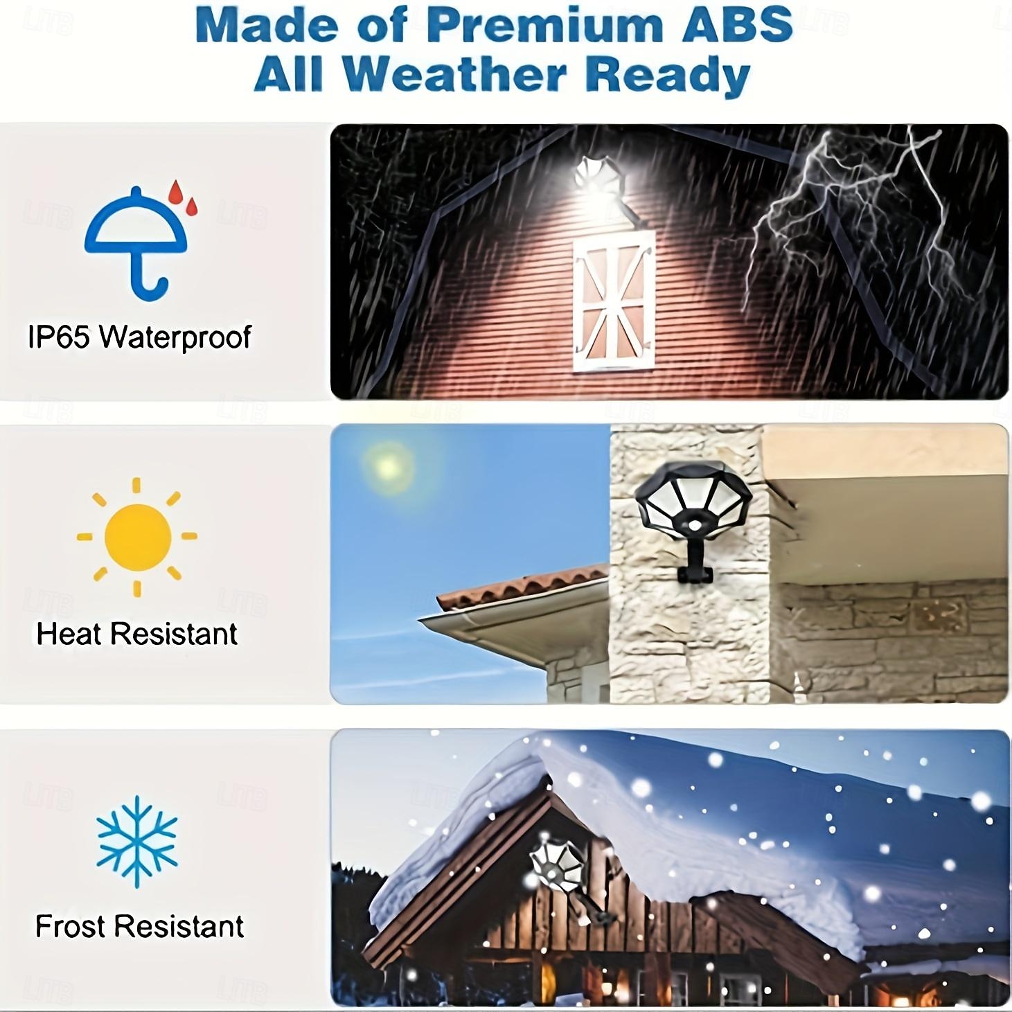 уличные солнечные фонари, 168 светодиодов, 6500 К, пищевой свет от заката до рассвета, водонепроницаемые фонари IP66 для парковки с датчиком движения 2026 - $39.99 –P8