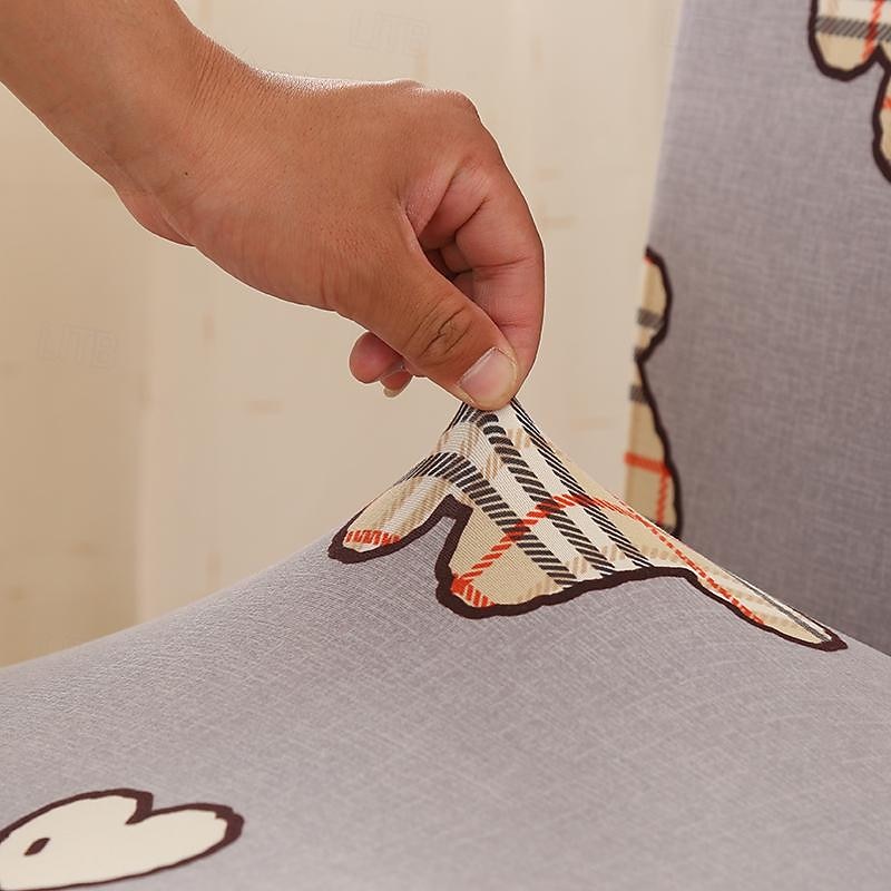 Capa para cadeira de escritório, capa para cadeira de mesa de computador, spandex elástico, anti-poeira, divisão universal, giratória, protetor de capa para cadeira giratória, conjunto de 2 peças, de 2025 por $16.99 –P12
