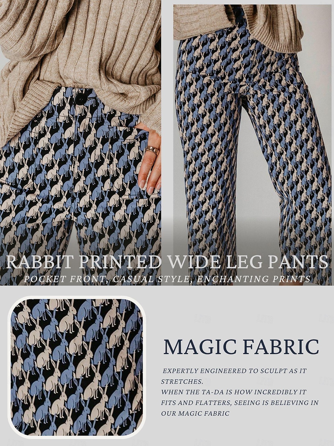Cotton High Waist Cropped Pants 2026 - E£6352.83 –P8