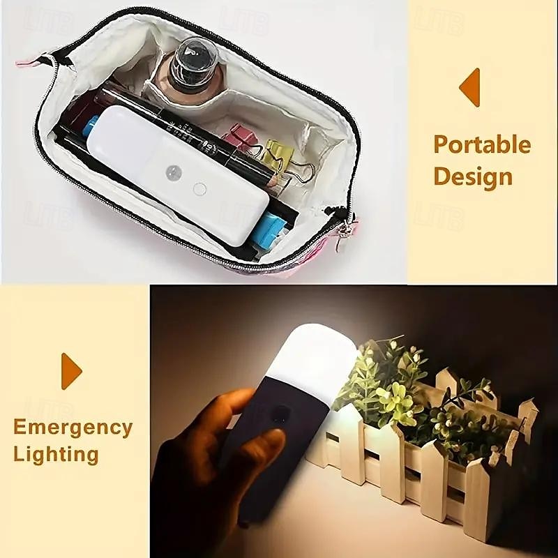LED Motion Sensor Night Light USB Rechargeable Dimmable LED Light Portable Motion Activated Night Lamp For Living Room Bedroom Hallway Lighting 2026 - $28.99 –P10