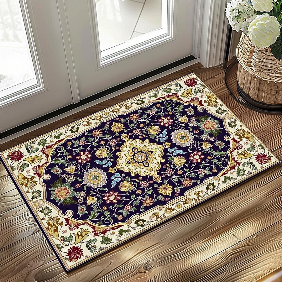 Vintage-Ramadan-Druck, Fußmatte, Fußmatten, waschbare Teppiche, Küchenmatte, rutschfester, ölbeständiger Teppich, Innen- und Außenmatte, Schlafzimmerdekoration, Badezimmermatte, Eingangsteppich 2025 - $16.99 –P16