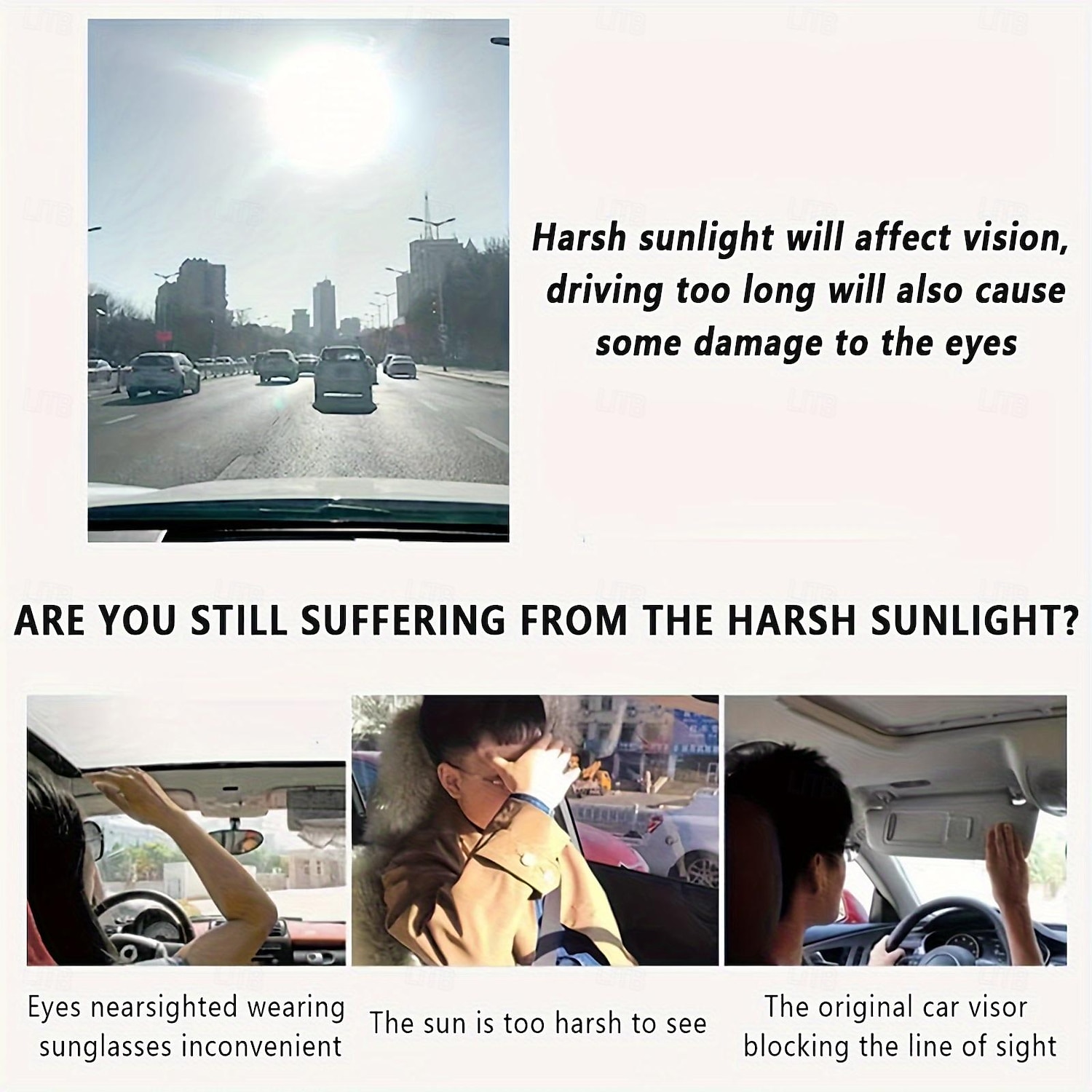 Universal Car Sun Visor Anti-Glare & UV Protection for Safe Driving Anytime Universal Polarized Sun Visor Sunshade 2025 - $28.99 –P5