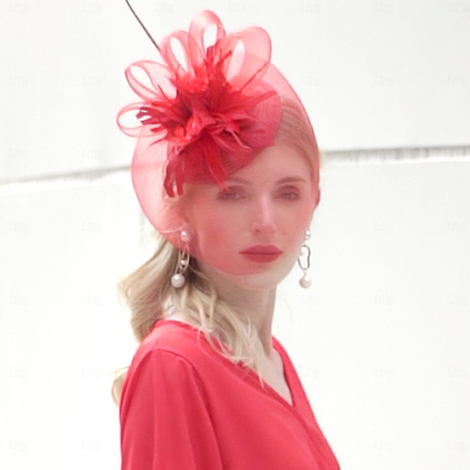 Hats Tulle Sinamay Saucer Hat Top Hat Wedding Cocktail Elegant Wedding With Feather Headpiece Headwear 2026 - $34.99 –P1