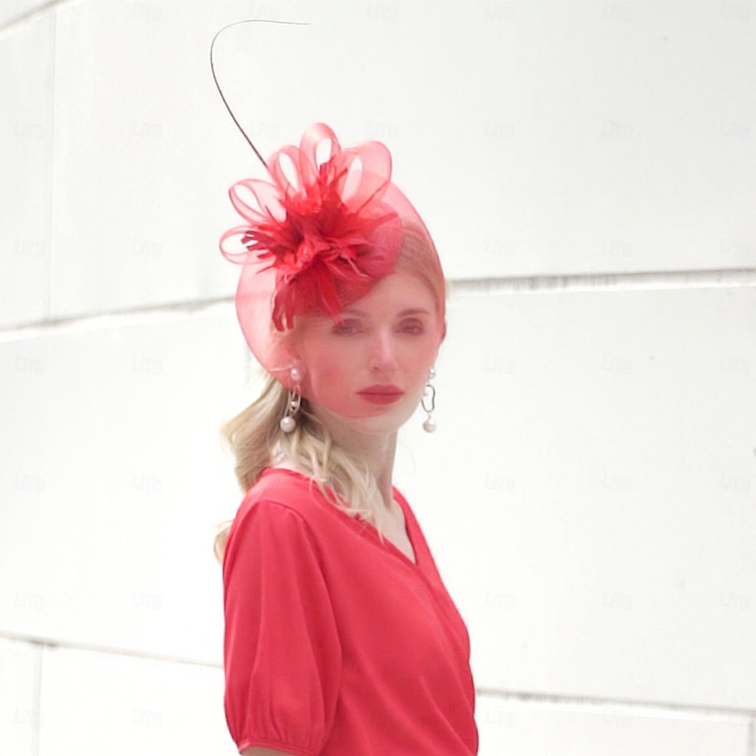 Hats Tulle Sinamay Saucer Hat Top Hat Wedding Cocktail Elegant Wedding With Feather Headpiece Headwear 2026 - $34.99 –P2