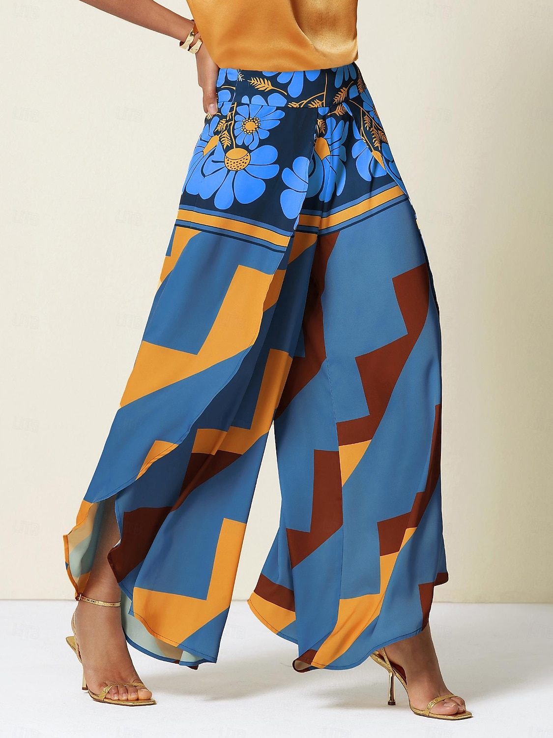 Women's Swing Full Length Pants Birthday Weekend Blue Rose Red Spring & Summer S M L 2025 - $52.99 –P3
