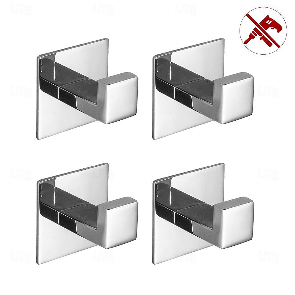 4 bucăți cârlige pentru haine, montate pe perete, cârlige pentru prosoape de baie, oțel inoxidabil 304, pentru bucătărie baie 2025 - $59.99 –P2