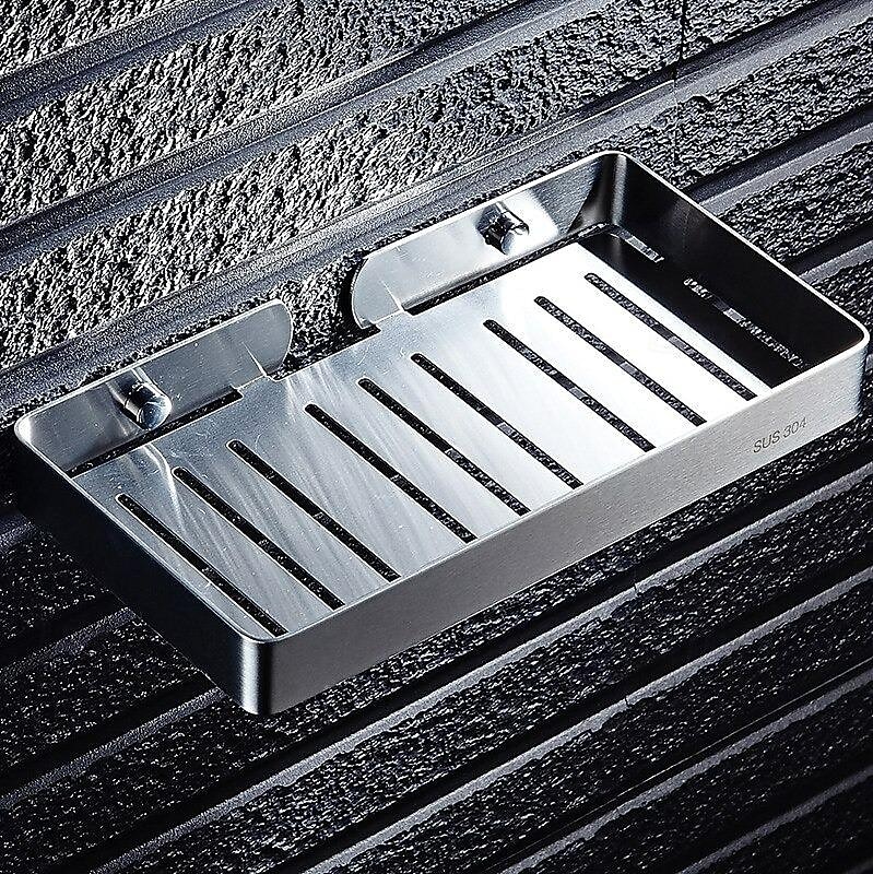 Duschregal Seifenschalenhalter Edelstahl Badezimmer Einzelregal hohl modern Wandmontage 1Stk 2026 - $32.99 –P6