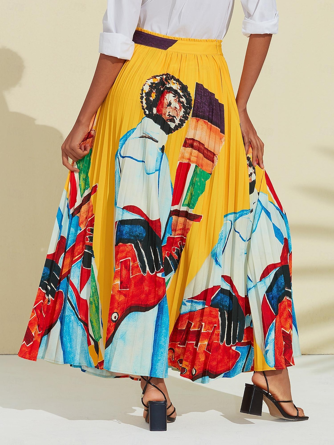 Artistic Print High Beach Skirt 2025 - €61.43 –P2