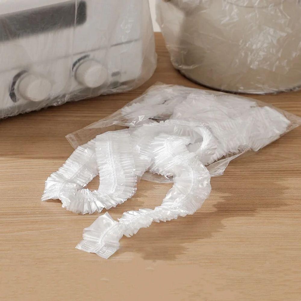 Thickened Transparent Dust Cover Universal Kitchen Rice Cooker Air Conditioner Household Appliances Transparent Film Cover Elastic Band Disposable Dust Cover 2025 - $7.99 –P7