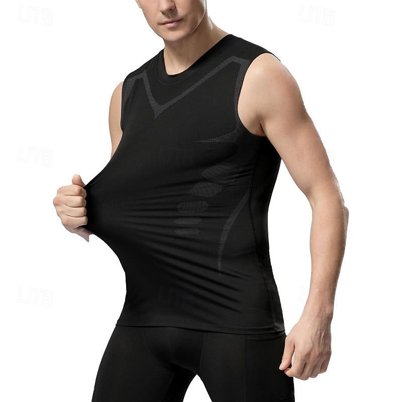Pánské Bez rukávů Fitness Tank Nádrž Tílka Tričkový Bez rukávů Posilovna Sport Běžné / Denní Prodyšné Měkké Barevné bloky Vodní modrá Světle šedá Sportovní oděvy Polyester Módní Základní 2026 - $9.49 –P9