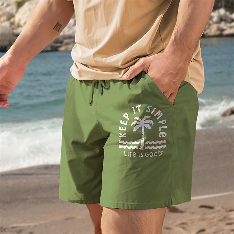 Homens Coqueiro Calção Shorts de verão Shorts de praia Cintura Média Havaiana Casual Ao ar livre Feriado Para Noite Com Cordão Cintura elástica Imprimir Designer Roupa de 2025 por $23.99 –P7