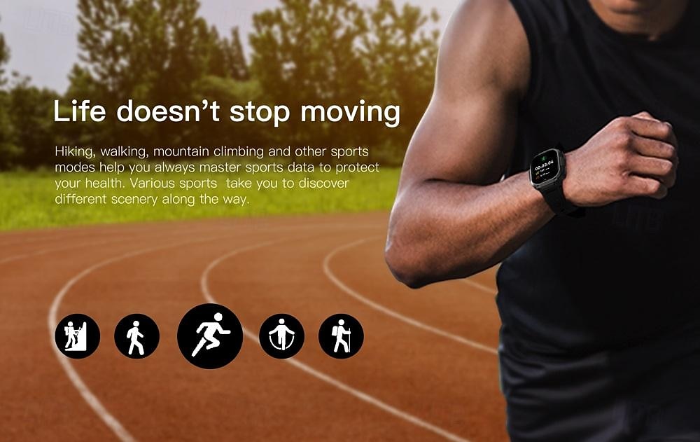 696 DM63 Smart Watch 2.13 inch 4G LTE Cellular Smartwatch Phone Bluetooth 4G Pedometer Call Reminder Heart Rate Monitor Compatible with Android iOS Men GPS Hands-Free Calls with Camera IP 67 48mm 2025 - $165.99 –P8