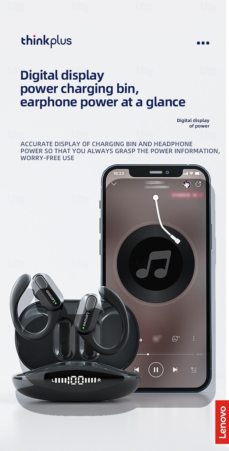 Lenovo xt80 nieuwe True Wireless Hoofdtelefoons TWS Oordopjes In Ear Bluetooth 5.3 Sport Ergonomisch Ontwerp Stereo voor Apple Samsung Huawei Xiaomi MI Fitness Buiten Joggen Mobiele Telefoon 2026 - $38.99 –P7