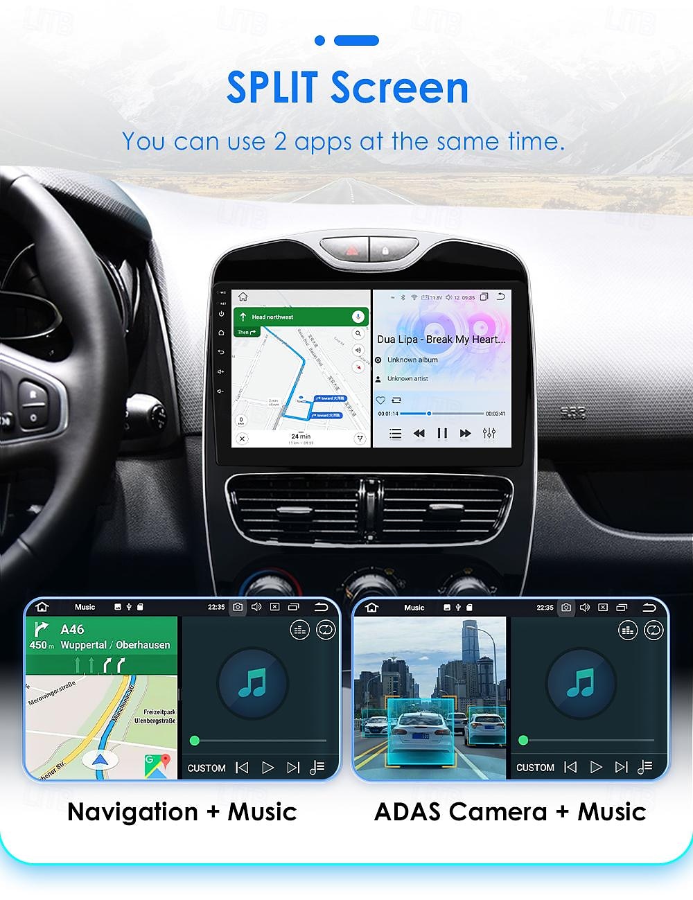 9 Inch Android 12 For Renault Clio 4 ZOE 2016-2019 Car Video Play Video Navigation stereo GPS Carplay 2025 - $142.99 –P18