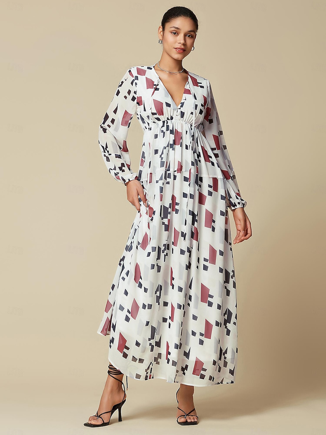 sifon geometrikus v nyakú maxiruha 2025 - $124.99 –P6