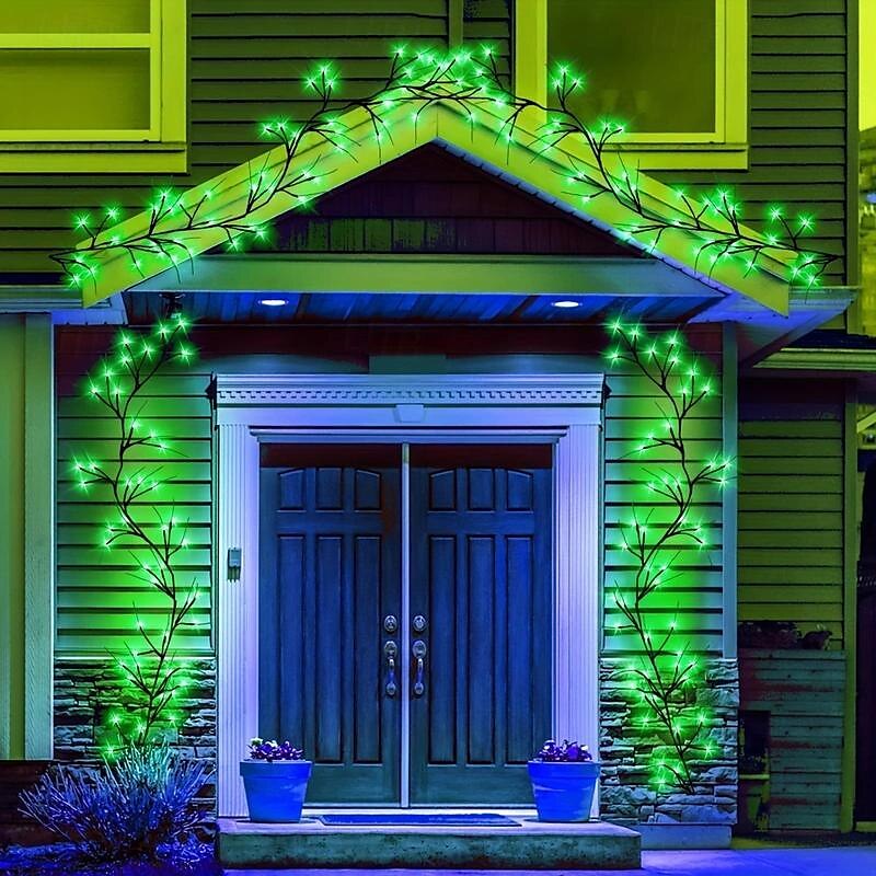 St. Guirlande lumineuse décorative verte de la fête de la patrick, 96 perles, alimentation usb, 8 modes de 2025 ? $28.99 –P1