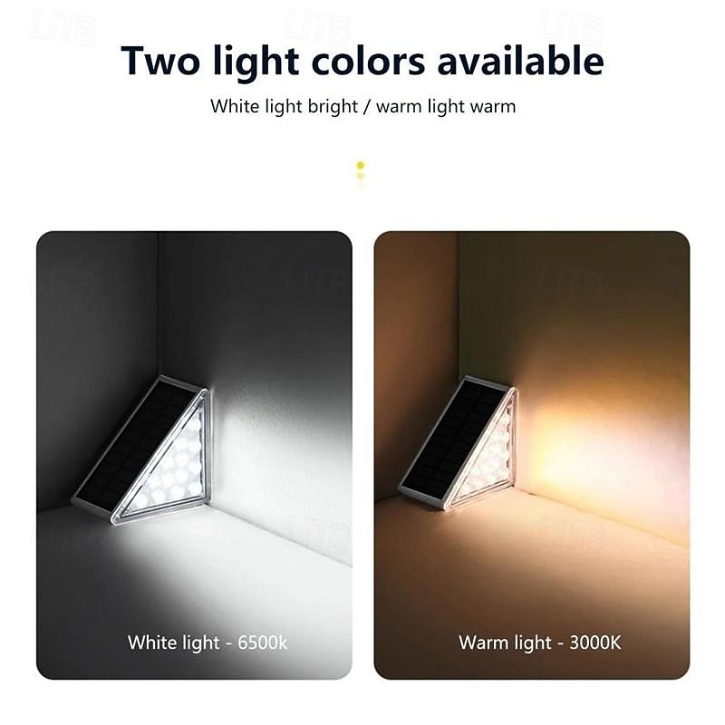 Outdoor IP67 Waterproof Solar Step Light Outdoor Stair Lights LED Lens Design Super Bright Anti-theft Stair Light Decor Lighting For Garden Deck Garden Lamp Landscape Lights 1X 2X 2026 - $34.99 –P11