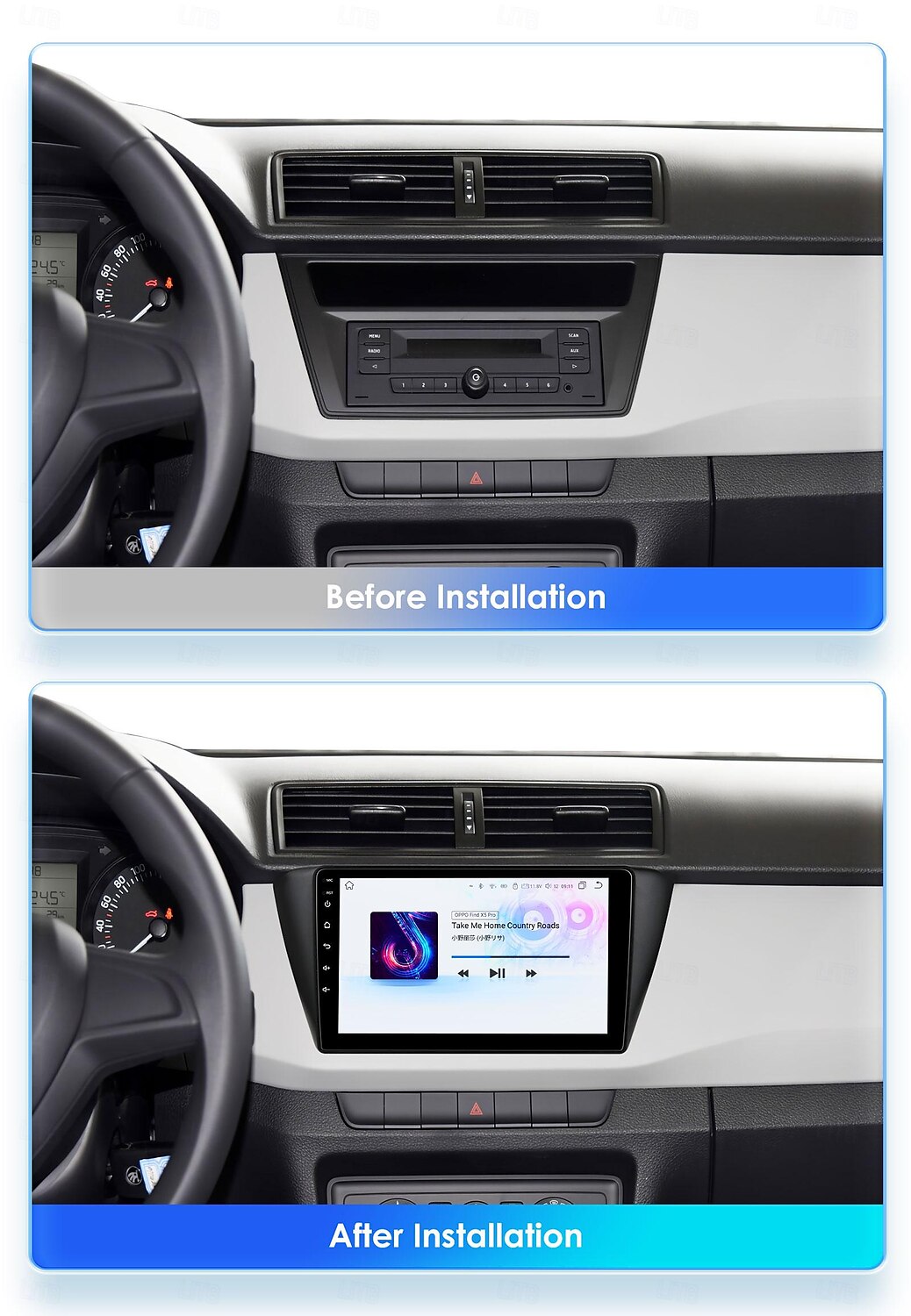 2025年 カーラジオマルチメディアビデオ gps シュコダファビア 3 iii 2015-2019 アンドロイド 12 ナビゲーションプレーヤー  コレクション – $256.29 –P4
