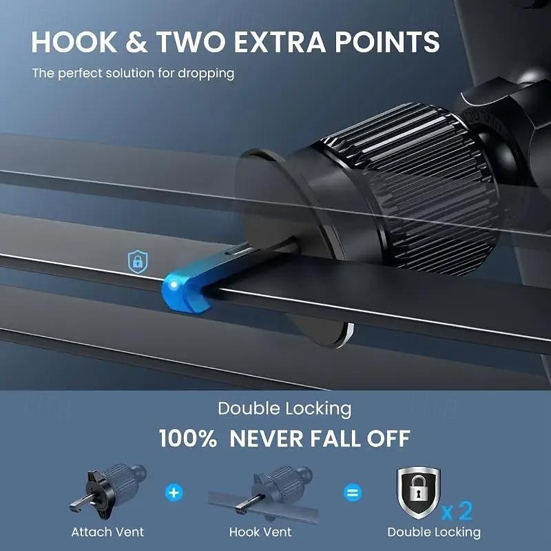 StarFire New Car Mobile Phone Holder Telescopic Suction Cup Air Outlet Snap-On Multi-Function Car Navigation Holder 2025 - $9.99 –P7