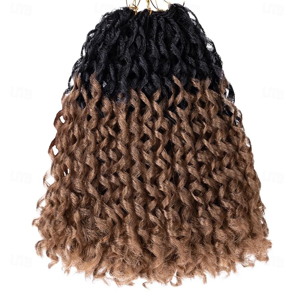 Păr croșetat cu dreadlock moale de 10 inch Extensii de dreadlock cu 160 de fire Pachet de 8 păr croșetat creț moale cu capete ondulate cu undă de apă păr croșetat dreadlock locs păr croșetat pentru 2026 - $40.99 –P8