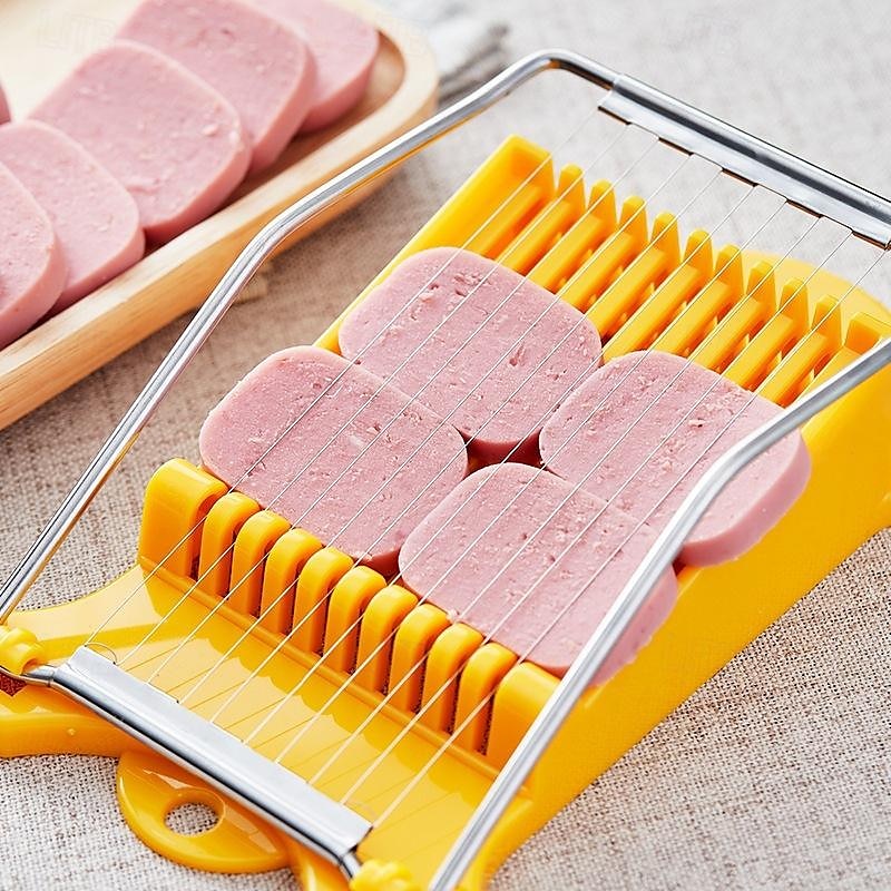 Effortless Slicing & Cutting,10 Stainless Steel Wires Multifunctional Slicer for Cheese, Eggs, Vegetables, Fruits & Soft Foods 2025 - $10.99 –P2