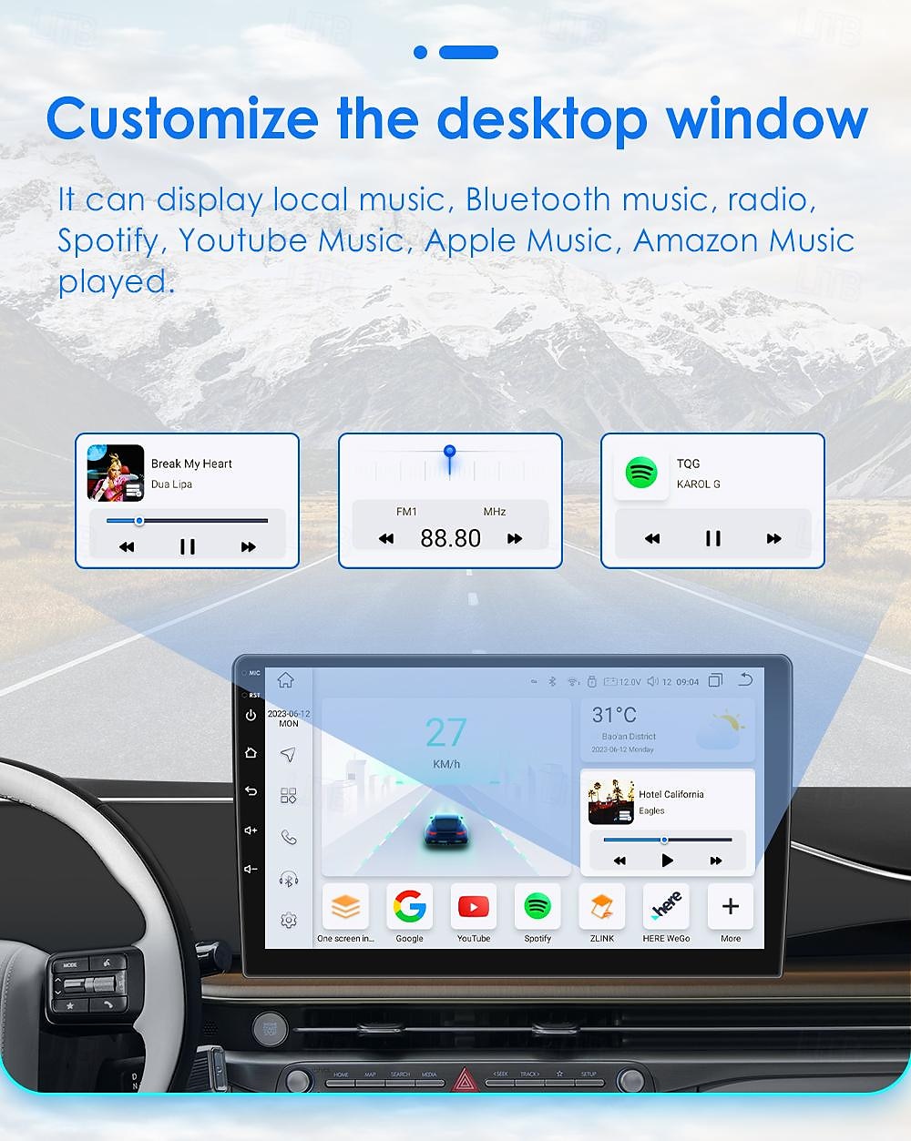 Для mercedes Benz smart fortwo 2011-2015 автомагнитола мультимедийный плеер android 12 carplay навигация gps 2025 - $244.89 –P14