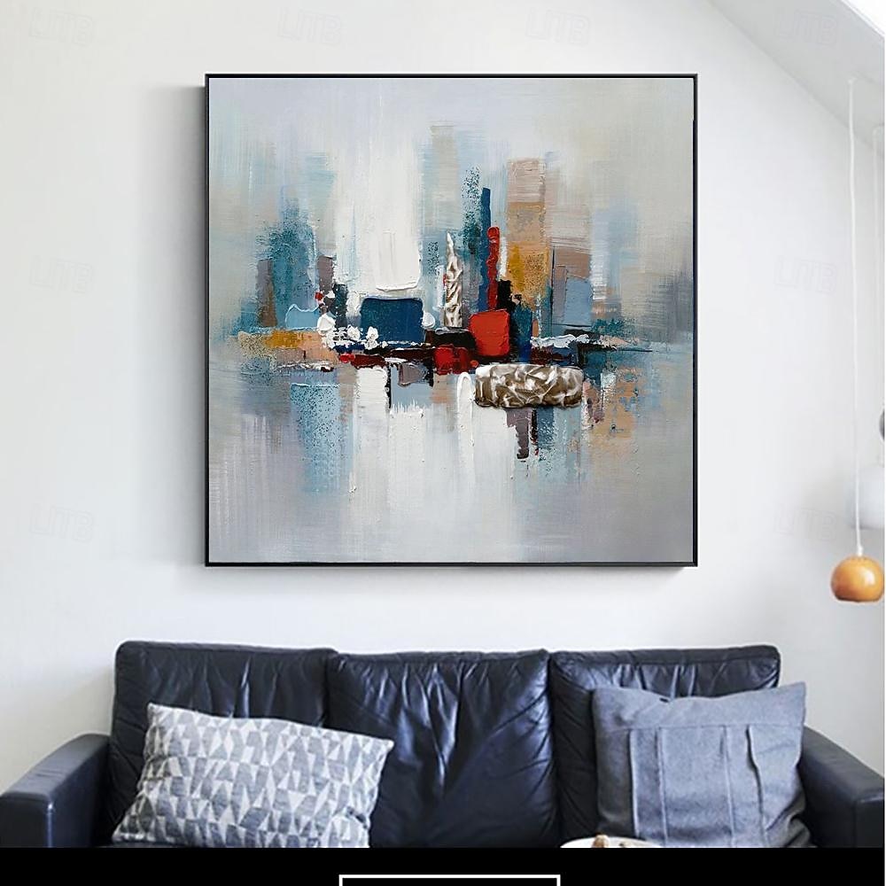 pictura in ulei lucrata manual canvas arta perete decor modern abstract pentru decor casa rulat fara rama pictura neintinsa 2026 - $61.99 –P2