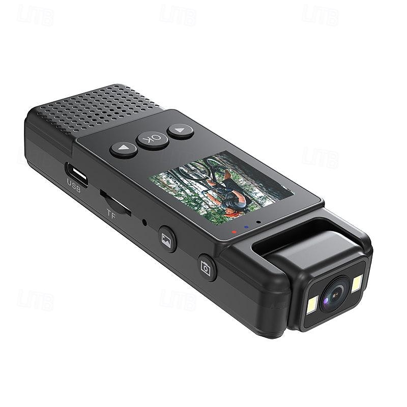 noua cameră portabilă sport HD 1080p de buzunare din spate se rotește la 180 mini cameră video wifi 2025 - $57.99 -P1