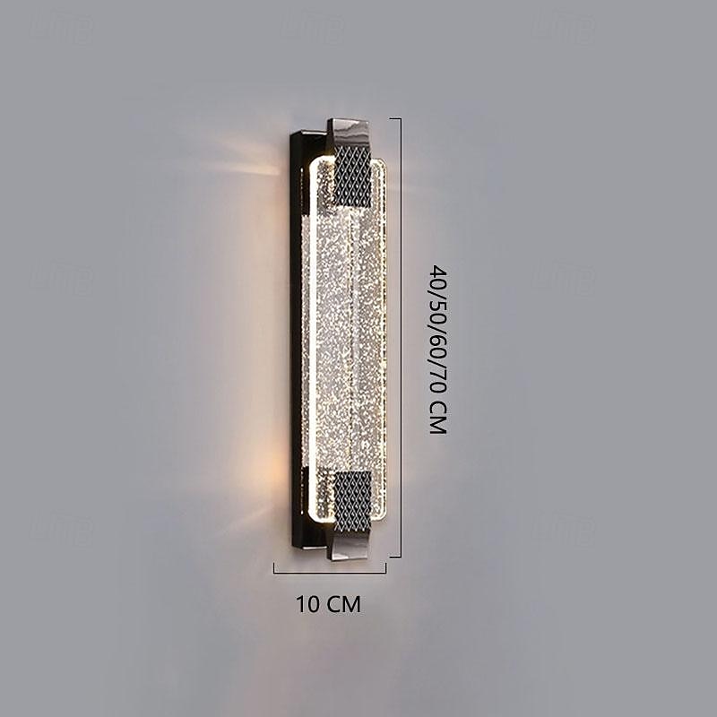 LED Crystal Wall Sconce 40/50/60/70cm Bedside Night Light, Cordless Modern Indoor Wall Light, Dimmable Wall Sconces Lighting Brass Wall Light for Bathroom Hallway Kitchen Mirror 110-120V 2026 - $371.69 –P2