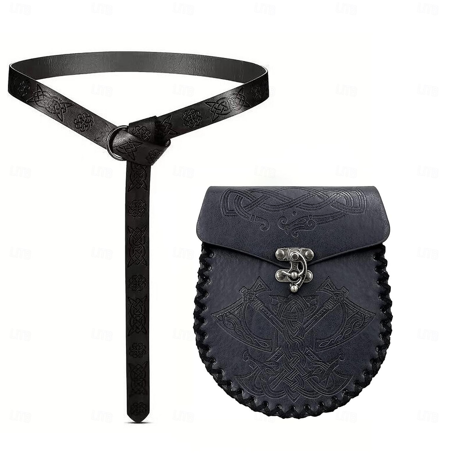 Medieval Cinturón Vikingo Hombre Mujer Unisexo Celta Vikingo Fantasía Víspera de Todos los Santos Carnaval Mascarada Rendimiento LARP Adulto Cinturón Maleta 2025 - $29.99 –P6