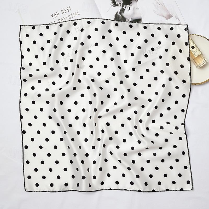 Puntíky Retro 50. léta Bandana Puntíky Dámské Plesová maškaráda Výkon Párty loučení se svobodou nevěsty Dospělí šála či šátek Celý rok 2025 - $9.49 –P5