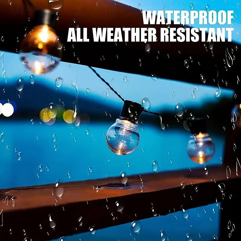 Solar Fairy Lights Outdoor 10/20/30 LED Outdoor Solar Bulbs Fairy Lights 8 Modes Waterproof IP65 Solar Powered Garden Fairy Light Lighting for Wedding Party Garden Yard Balcony 2025 - $37.99 –P8
