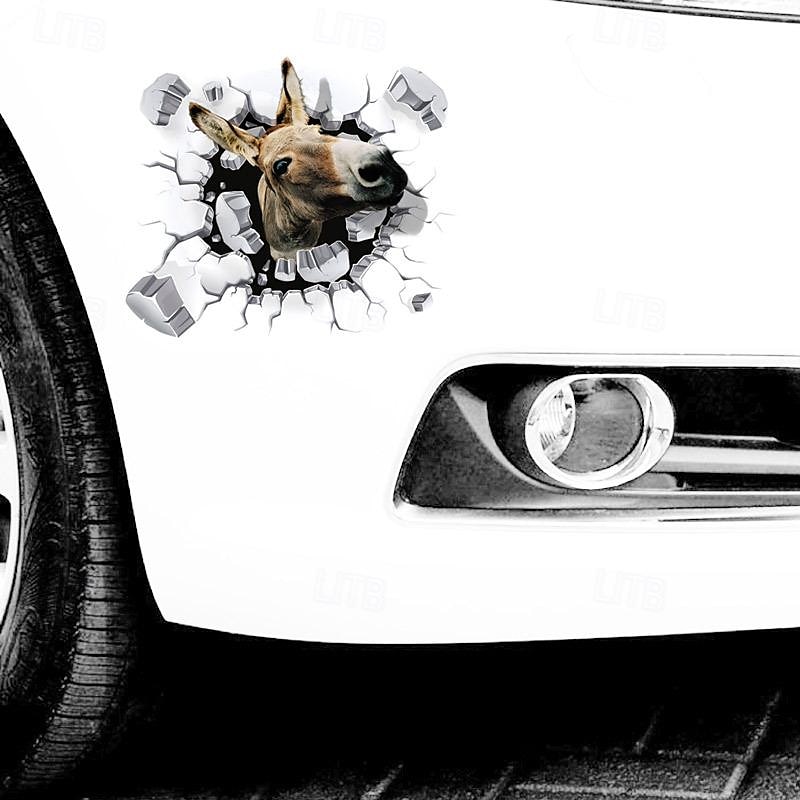 3D Car Stickers Decals Donkey Graphics Stickers PVC Vinyl Car Body Sticker Animal Funny Self-Adhesive Car Door Window Decoration Stickers 2025 - $6.99 –P1