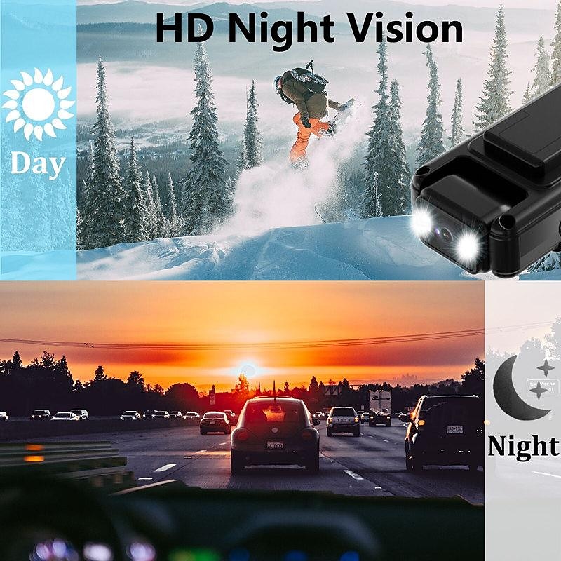 2025年 新しいポータブルハンドヘルドスポーツHD 1080pバックポケットカメラは180ミニWi-Fiビデオカメラを回転させます  コレクション – $62.99 –P15