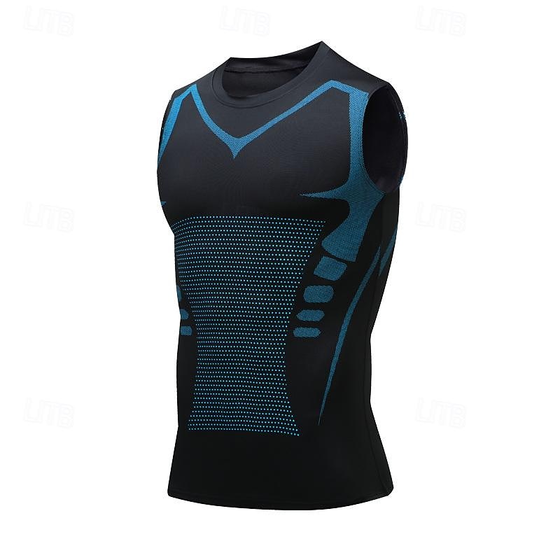 Pánské Bez rukávů Fitness Tank Nádrž Tílka Tričkový Bez rukávů Posilovna Sport Běžné / Denní Prodyšné Měkké Barevné bloky Vodní modrá Světle šedá Sportovní oděvy Polyester Módní Základní 2026 - $9.49 –P5