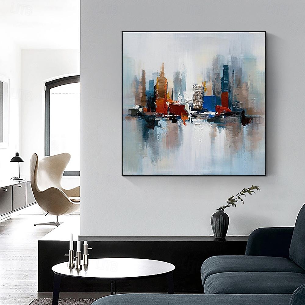 pictura in ulei lucrata manual canvas arta perete decor modern abstract pentru decor casa rulat fara rama pictura neintinsa 2026 - $61.99 –P5