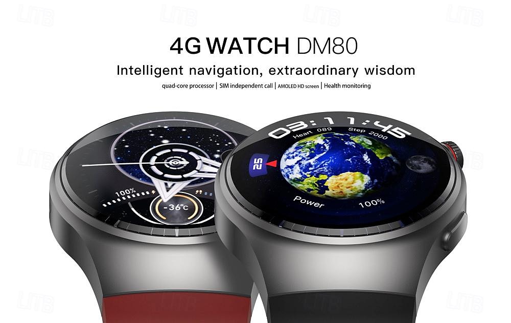 Умные часы 696 DM80 фитнес-трекер ЭКГ PPG Bluetooth вызов напоминание Android iOS IP67 48мм 1.43 2025 - $136.99 –P1