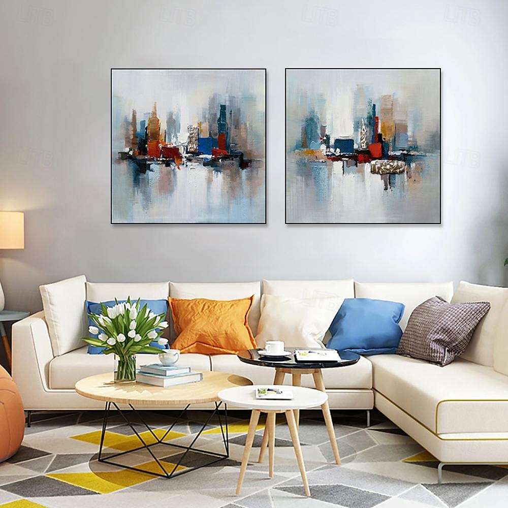pictura in ulei lucrata manual canvas arta perete decor modern abstract pentru decor casa rulat fara rama pictura neintinsa 2026 - $61.99 –P6