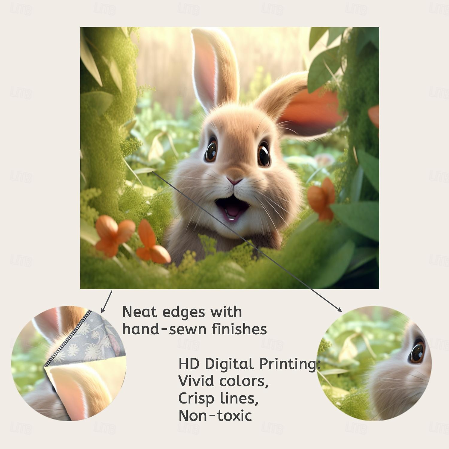 Hanging Tapestry Wall Art Large Tapestry Bunny Animal Mural Decor Photograph Backdrop Blanket Curtain Home Bedroom Living Room Decoration 2026 - $20.99 –P3
