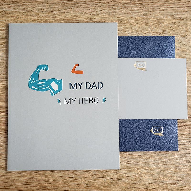 3D Pop Up Father's Day Card for Men Dad Husband Birthday Greeting Card for Dad Best Dad Ever Pop Up Card Fathers Day Card Greeting Card Happy Fathers Day Card for Dad from Daughter Son 2025 - $11.99 –P2