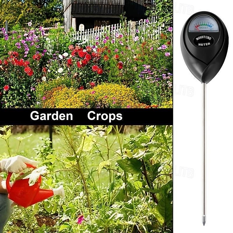 1pc Soil Moisture Meter, Soil Hygrometer For Plants, Soil Water Gauge Meter Indoor Outdoor, Soil Moisture Sensor For Garden, Lawn, Farm Plants Care 2025 - $11.49 –P7