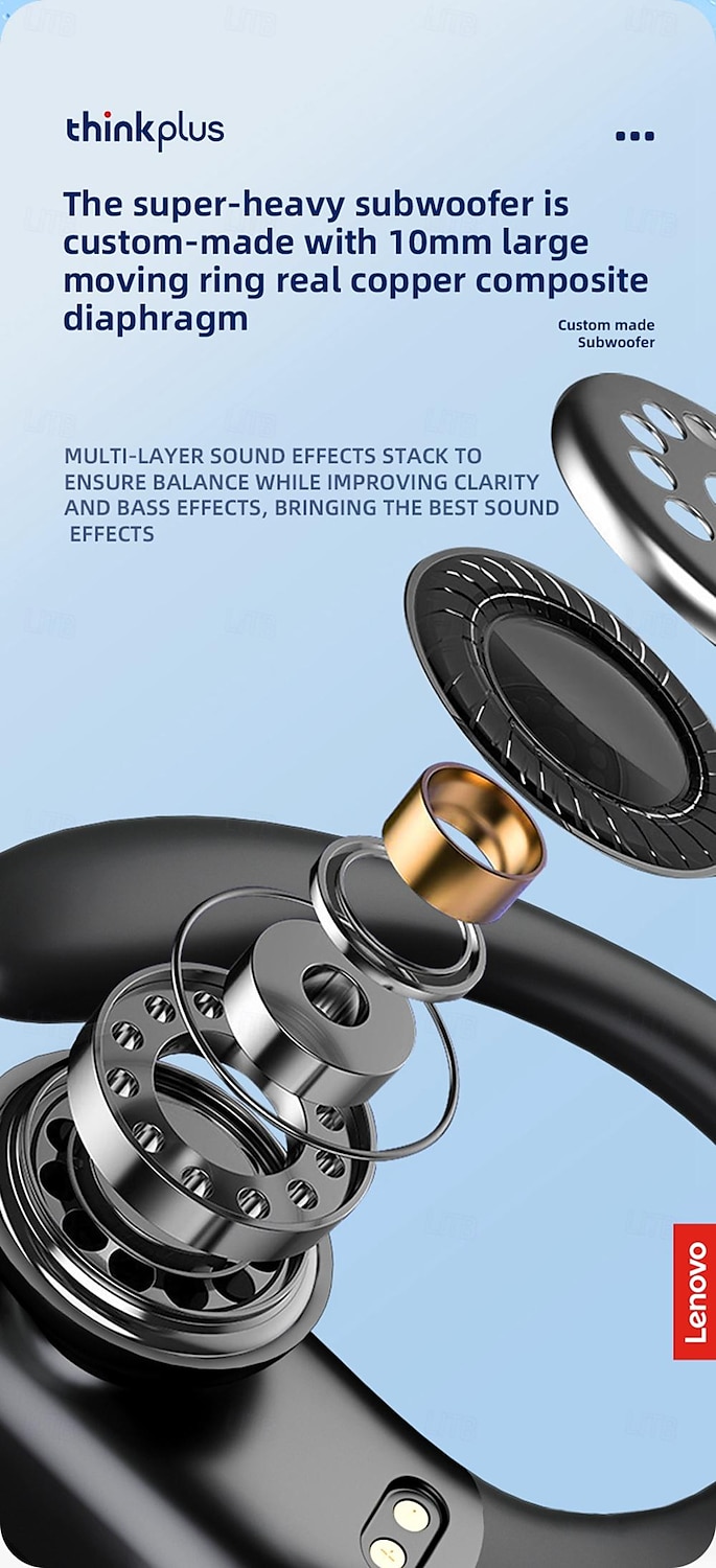 Lenovo xt80 nieuwe True Wireless Hoofdtelefoons TWS Oordopjes In Ear Bluetooth 5.3 Sport Ergonomisch Ontwerp Stereo voor Apple Samsung Huawei Xiaomi MI Fitness Buiten Joggen Mobiele Telefoon 2026 - $38.99 –P4